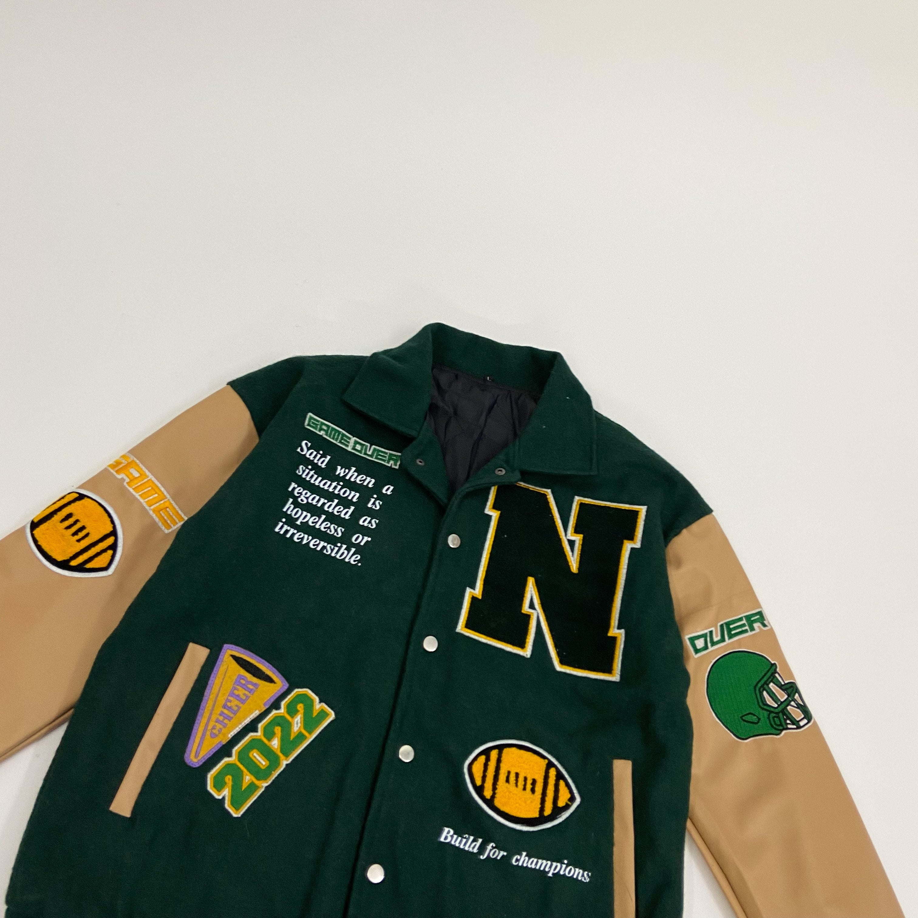 Classic Varsity Jacket - Black | Pennant Label - J. Press – J. PRESS