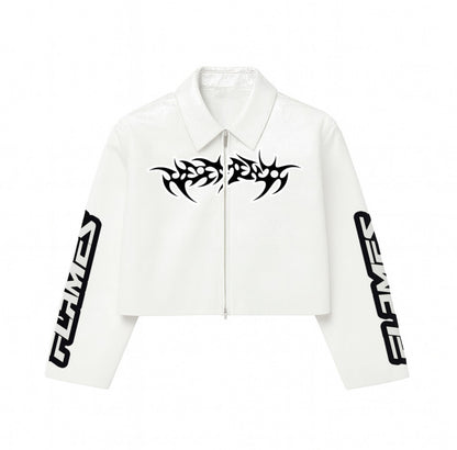 WHITE RACING JACKET