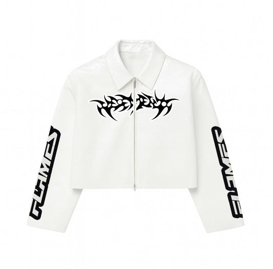 WHITE RACING JACKET