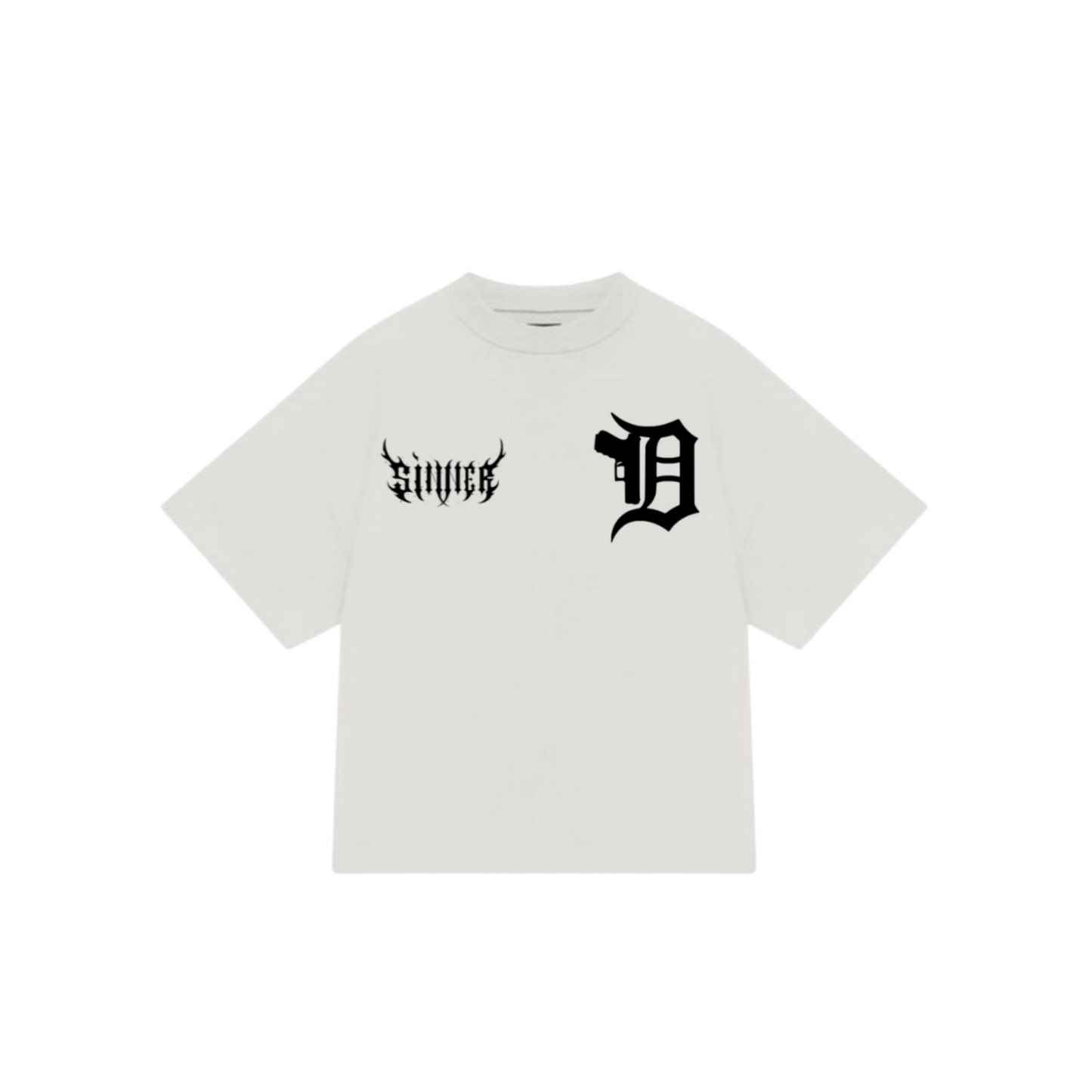 "SINNER" WHITE OVERSIZE TSHIRT